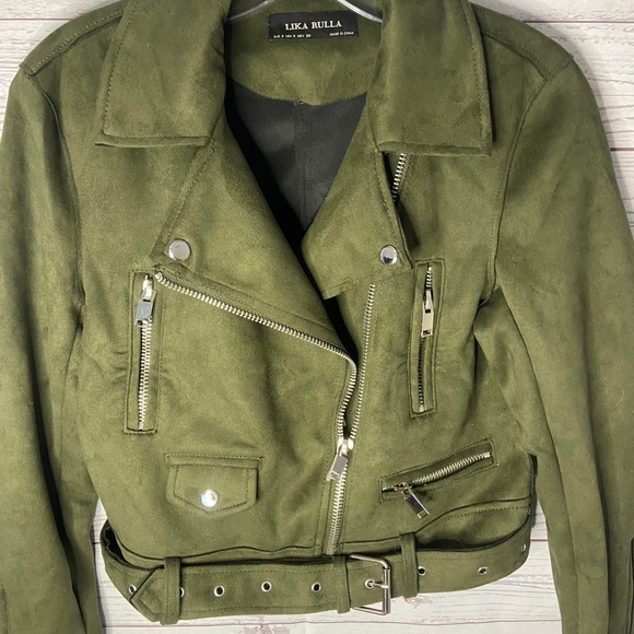 LIKA RULLA Suede Jacket, US Sz. Small - Picture 3 of 4